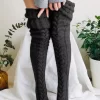 Warm Thigh-High Socks 1 Warm Thigh-High Socks -Garment Sale Store 480692 2 124 12 484899989 124