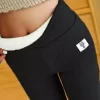 Winter Thickened Warm Fleece Lined High Waist Leggings - Black 1 Winter Thickened Warm Fleece Lined High Waist Leggings - Black -Garment Sale Store 489733 1 53995099 124 2