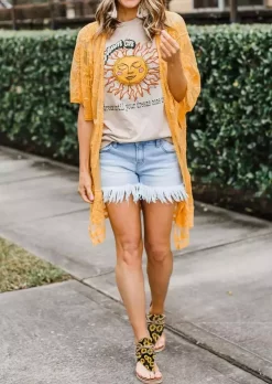 Summer Sunflower Zipper Flat Sandals -Garment Sale Store 498600 575255975 124