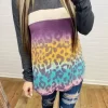 Gradient Leopard Long Sleeve Blouse -Garment Sale Store 517623 1 10254515 124
