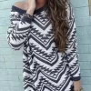 Aztec Geometric Western Long Sleeve Blouse - White 1 Aztec Geometric Western Long Sleeve Blouse - White -Garment Sale Store 517644 1 97485053 124