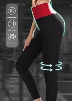 Winter Thickened Warm Fleece Lined High Waist Leggings - Red -Garment Sale Store 524152 511019750 124