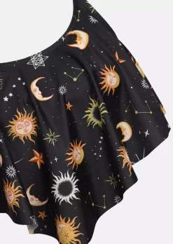 Sun Moon Star Tankini Set - Black 8 Sun Moon Star Tankini Set - Black -Garment Sale Store 527635 501001021 124