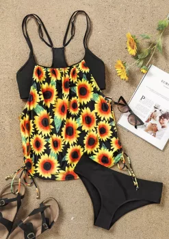 Sunflower Drawstring Tankini Set -Garment Sale Store 528861 4 981011029 124
