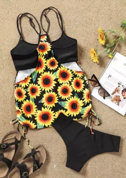 Sunflower Drawstring Tankini Set -Garment Sale Store 528861 4 994849511 124