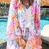 Tie Dye Long Sleeve Cardigan -Garment Sale Store SCM000541 1 30393750467569 124