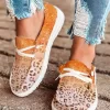 Gradient Leopard Round Toe Flat Sneakers 1 Gradient Leopard Round Toe Flat Sneakers -Garment Sale Store SCM006556 2 90979812294677 124