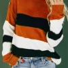 Color Block Button Long Sleeve Sweater -Garment Sale Store SCM007247 1 92661797216167 124