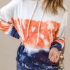 Tie Dye Drawstring Kangaroo Pocket Hoodie 2 Tie Dye Drawstring Kangaroo Pocket Hoodie -Garment Sale Store SCM007517 1 92982417990834 124