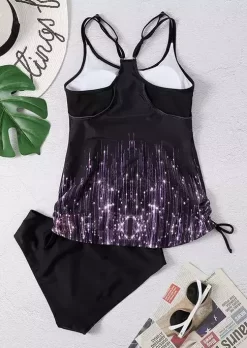 Gradient Rose Ruffled Drawstring Tankini Set -Garment Sale Store SCM010900 1 C0836550546379 124