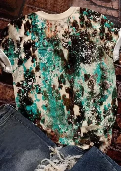 Blame It All On My Roots Leopard T-Shirt Tee -Garment Sale Store SCM011193 1 C1320218554676 124