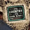 A Little Country A Little Rock 'N Roll Leopard T-Shirt Tee 2 A Little Country A Little Rock 'N Roll Leopard T-Shirt Tee -Garment Sale Store SCM011534 1 C1600564243309 124
