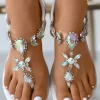 Rhinestone Elastic Band Flip Flops Flat Sandals - White 1 Rhinestone Elastic Band Flip Flops Flat Sandals - White -Garment Sale Store SCM012331 1 20881014493000 124