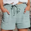 Drawstring Pocket Casual Shorts - Light Green -Garment Sale Store SCM012878 1 20627152815740 124