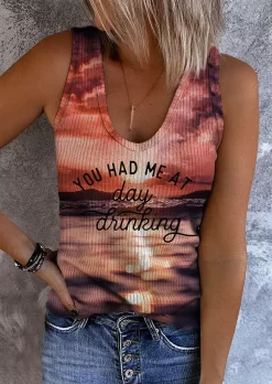 You Had Me At Day Drinking O-Neck Tank
