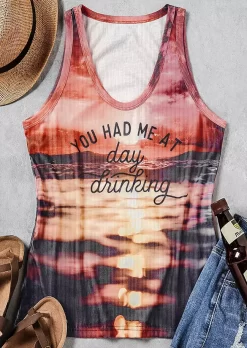 You Had Me At Day Drinking O-Neck Tank -Garment Sale Store SCM012909 1 30728268999591 124