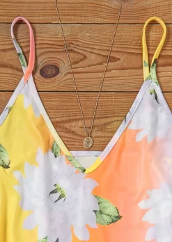 Floral Gradient Halter Camisole 9 Floral Gradient Halter Camisole -Garment Sale Store SCM013054 1 31364370538203 124