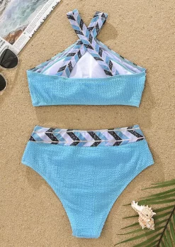 Geometric Halter Casual Bikini Set 9 Geometric Halter Casual Bikini Set -Garment Sale Store SCM013304 1 31186369979627 124