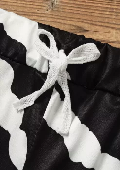 Striped Tie Dye Racerback Tank And Tie Shorts Pajamas Set 8 Striped Tie Dye Racerback Tank And Tie Shorts Pajamas Set -Garment Sale Store SCM013466 1 30637313379261 124