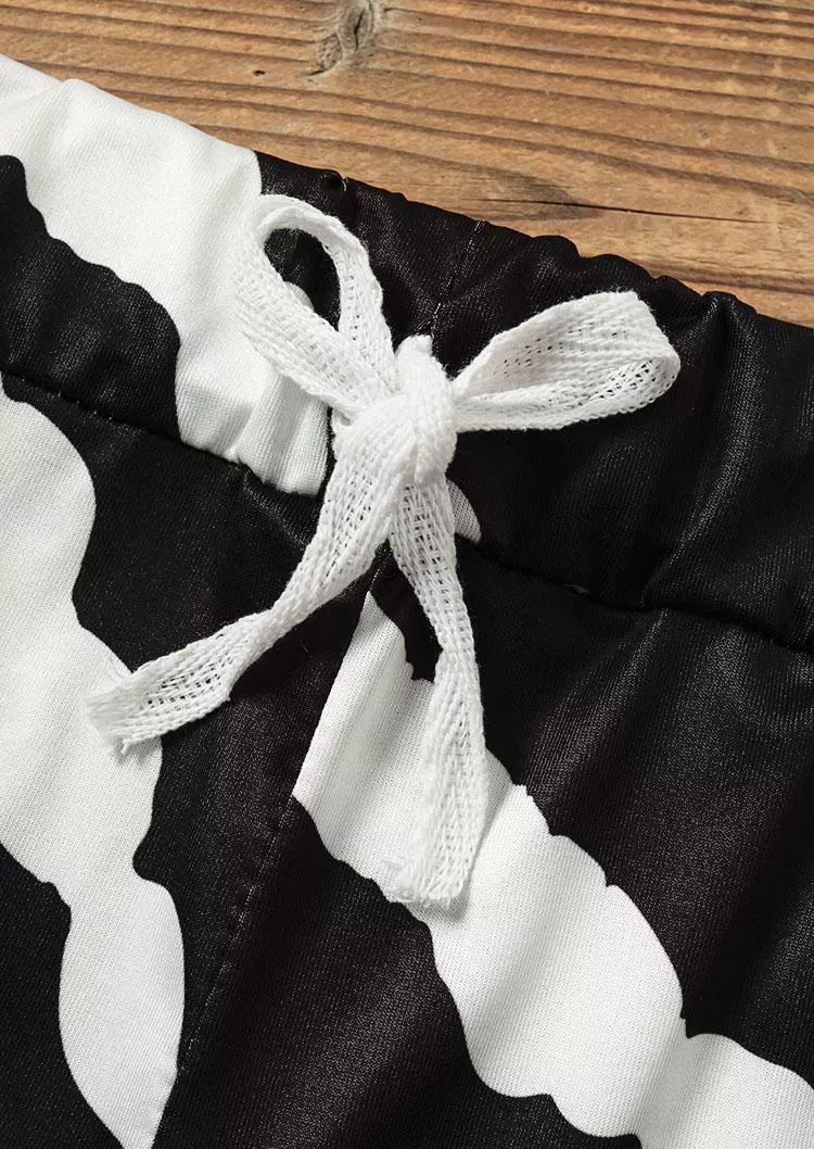 Striped Tie Dye Racerback Tank And Tie Shorts Pajamas Set 5 Striped Tie Dye Racerback Tank And Tie Shorts Pajamas Set - Image 3