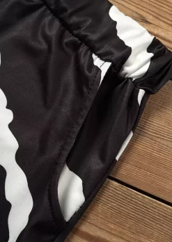 Striped Tie Dye Racerback Tank And Tie Shorts Pajamas Set 9 Striped Tie Dye Racerback Tank And Tie Shorts Pajamas Set -Garment Sale Store SCM013466 1 30637313409822 124