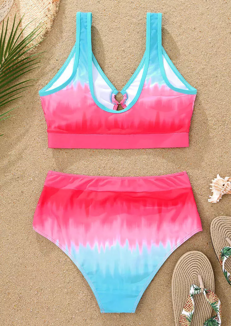 Gradient Hollow Out Bikini Set 5 Gradient Hollow Out Bikini Set - Image 3