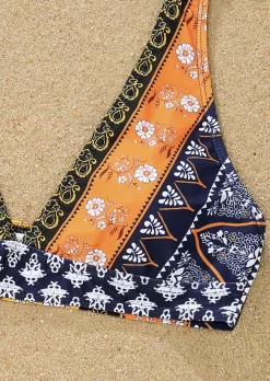 Floral Halter Tie Bikini Set -Garment Sale Store SCM014227 1 31835228722803 124