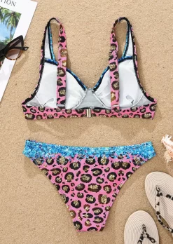 Leopard Glitter Adjustable Strap Bikini Set -Garment Sale Store SCM014335 2 32777578151730 124