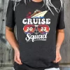 Cruise Squad 2023 Glasses Anchor T-Shirt Tee - Dark Grey