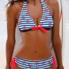 Striped Anchor Halter Tie Bikini Set - Blue -Garment Sale Store SCM014401 1 32121842741796 124