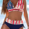 American Flag Halter Tie Bikini Set 1 American Flag Halter Tie Bikini Set -Garment Sale Store SCM014402 1 32258521612709 124