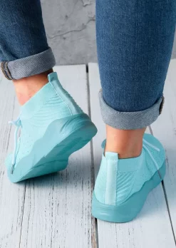 Lace Up Breathable Running Sneakers - Light Blue -Garment Sale Store SCM014440 2 40344719759558 124