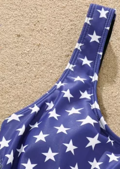 American Flag Tankini Set - Black -Garment Sale Store SCM014693 1 40672111965084 124