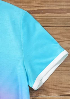 American Flag Gradient T-Shirt Tee 9 American Flag Gradient T-Shirt Tee -Garment Sale Store SCM014724 1 40108700831269 124