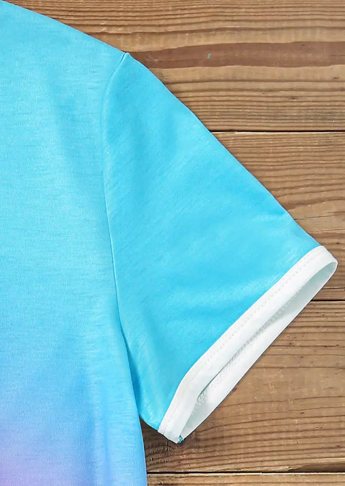 American Flag Gradient T-Shirt Tee 6 American Flag Gradient T-Shirt Tee - Image 4