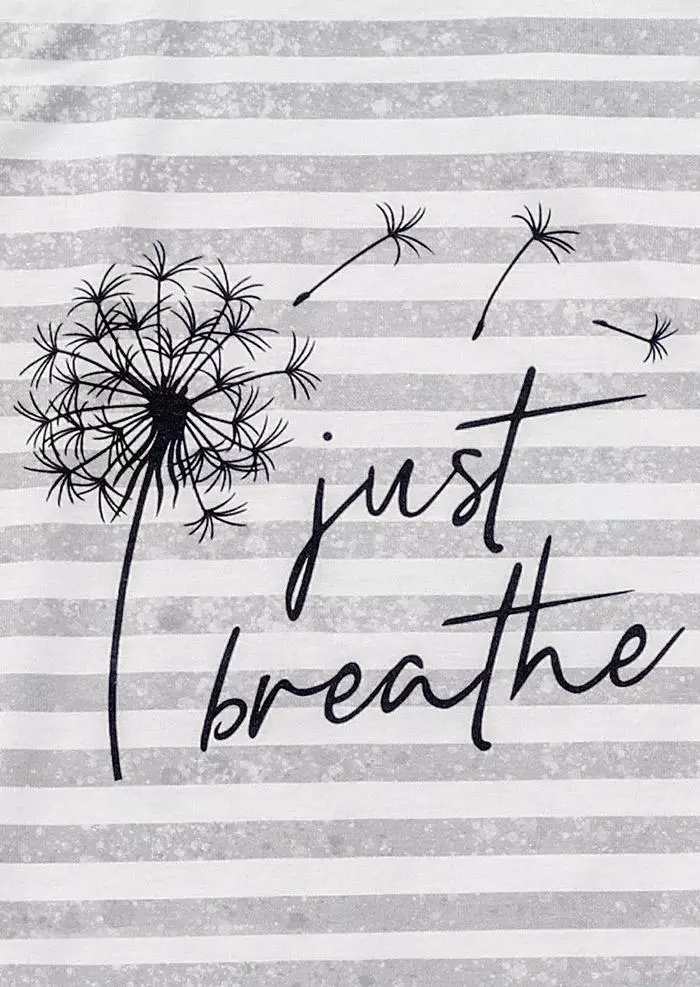 Just Breathe Dandelion Striped Camisole And Shorts Pajamas Set 5 Just Breathe Dandelion Striped Camisole And Shorts Pajamas Set - Image 3