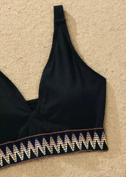 Geometric Hollow Out Bikini Set - Black 11 Geometric Hollow Out Bikini Set - Black -Garment Sale Store SCM015130 1 41149878599300 124