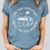 Live Your Adventure Enjoy This Very Moment T-Shirt Tee - Blue 2 Live Your Adventure Enjoy This Very Moment T-Shirt Tee - Blue -Garment Sale Store SCM015357 1 41418252934137 124