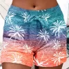 Coconut Tree Gradient Pocket Shorts 1 Coconut Tree Gradient Pocket Shorts -Garment Sale Store SCM015522 1 42005446102581 124