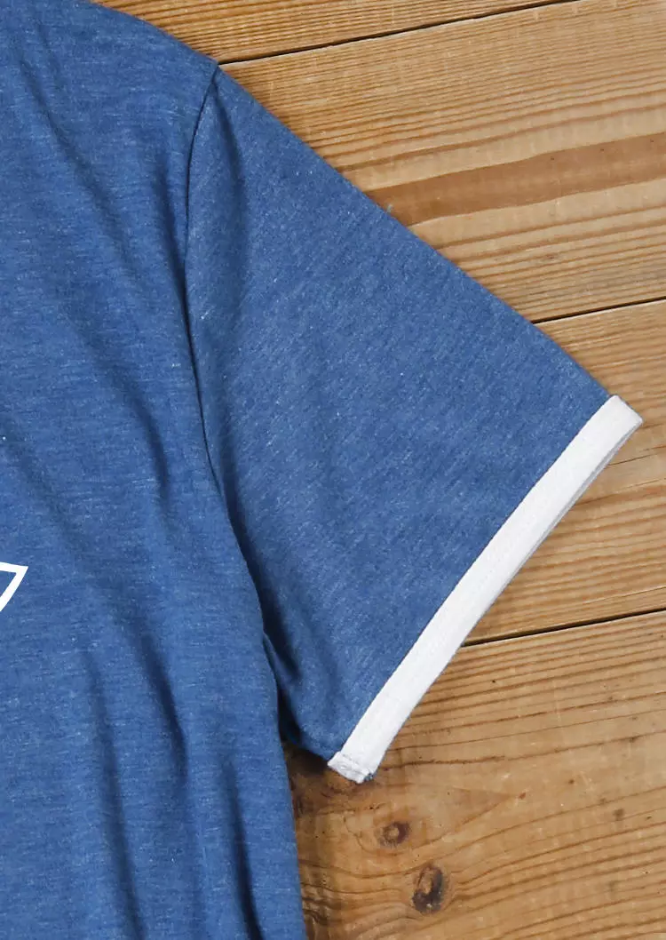 Since 1776 American Flag T-Shirt Tee - Blue 6 Since 1776 American Flag T-Shirt Tee - Blue - Image 4