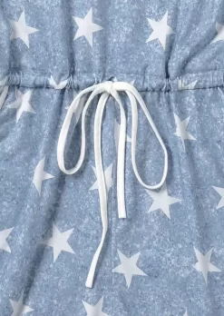 Star Pocket Drawstring Sleeveless Romper -Garment Sale Store SCM016162 1 50982289205488 124