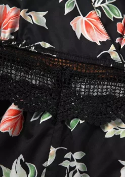 Floral Lace Splicing Open Back Mini Dress 12 Floral Lace Splicing Open Back Mini Dress -Garment Sale Store SCM016320 1 52402634877296 124