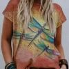 Dragonfly Tie Dye T-Shirt Tee -Garment Sale Store SCM016723 1 51784655967720 124
