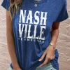 Nashville Tennessee Boots Booze & Besties T-Shirt Tee - Blue -Garment Sale Store SCM016891 1 52480860478085 124