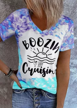 Boozin' And Cruisin' Tie Dye T-Shirt Tee 11 Boozin' And Cruisin' Tie Dye T-Shirt Tee -Garment Sale Store SCM017659 1 62766337573068 124