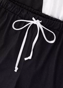 Are We Drinking Tonight Color Block Racerback Tank And Shorts Pajamas Set 10 Are We Drinking Tonight Color Block Racerback Tank And Shorts Pajamas Set -Garment Sale Store SCM017723 2 61444008041753 124