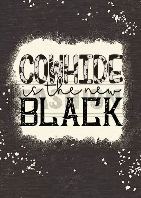 Cowhide Is The New Black T-Shirt Tee - Brown 6 Cowhide Is The New Black T-Shirt Tee - Brown - Image 4