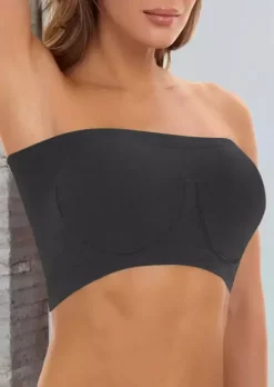 Seamless Strapless Bandeau Bra - Black 11 Seamless Strapless Bandeau Bra - Black -Garment Sale Store SCM018552 6 72507771562133 124