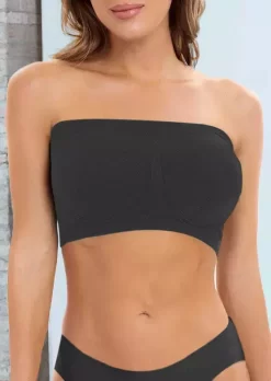 Seamless Strapless Bandeau Bra - Black 12 Seamless Strapless Bandeau Bra - Black -Garment Sale Store SCM018552 6 72507771598397 124