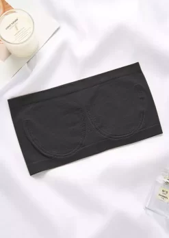 Seamless Strapless Bandeau Bra - Black 14 Seamless Strapless Bandeau Bra - Black -Garment Sale Store SCM018552 6 72507771667028 124